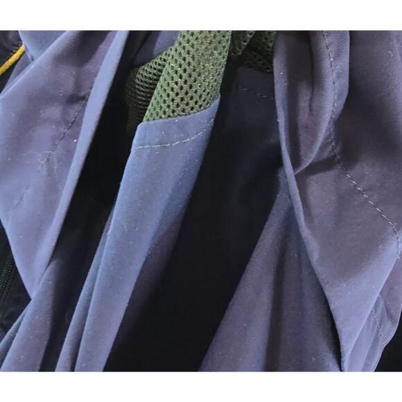 Vintage LL Bean Jacket Womens Medium Blue Anorak Zip Hooded Windbreaker Nordic - Picture 10 of 15